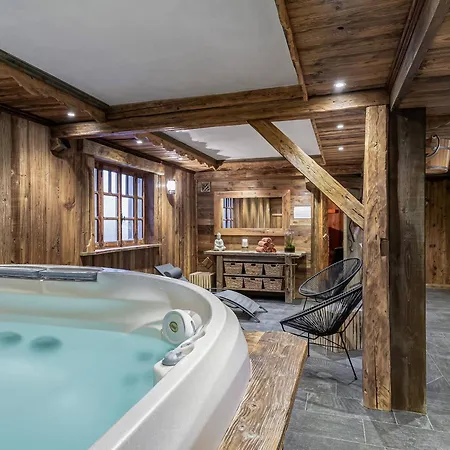 Elegant A Le Praz Avec Spa, Cheminee Et Services Inclus - Fr-1-568-35 (adults Only) Courchevel