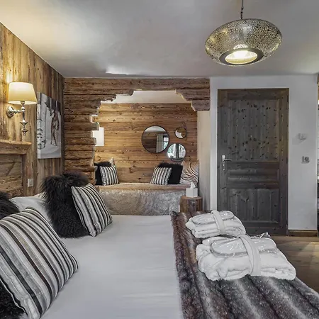 Elegant A Le Praz Avec Spa, Cheminee Et Services Inclus - Fr-1-568-35 (adults Only) Courchevel